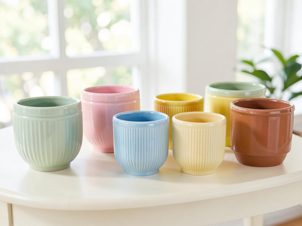 Pastel Ceramic Pot